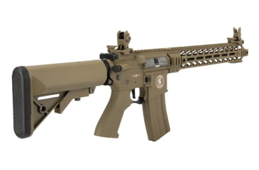 Image of Lancer Tactical Proline Enforcer Battle Hawk 14in M4 Airsoft Rifle, Tan, LT-34TA14-G2-ME