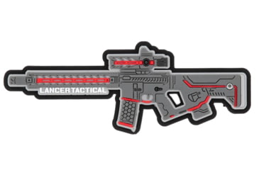 Image of Lancer Tactical Proline Enforcer Battle Hawk 7in Skeleton M4 Airsoft Rifle w/ Alpha Stock, Black/Purple, LT-34BCP7-G2-ME