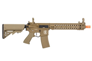 Image of Lancer Tactical Proline LT-24 M4 12in Rail AEG Rifle, Tan, LT-24T12-G2-ME