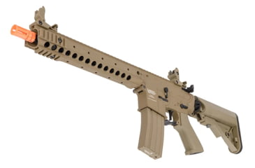 Image of Lancer Tactical Proline LT-24 M4 12in Rail AEG Rifle, Tan, LT-24T12-G2-ME
