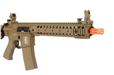 Image of Lancer Tactical Proline LT-24 M4 12in Rail AEG Rifle, Tan, LT-24T12-G2-ME