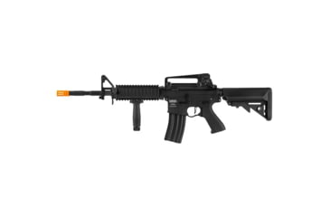 Image of Lancer Tactical ProLine Series M4 RIS Airsoft AEG, Black, LT-04B-G2-ME