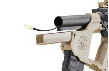 Image of Lancer Tactical Two-Tone Enforcer Battle Hawk Airsoft AEG w/ Alpha Stock, Black/Tan, LT-34XB10-G2-ME