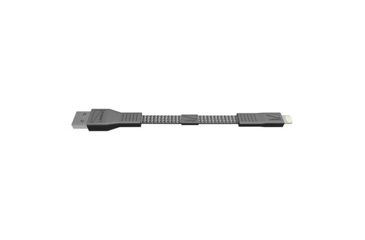 Image of Lander Neve USB to Lightning Cable, 6in, Black, Black, 1 Year Mfg Warranty, LAN-3ULB6-APNEV-8B0