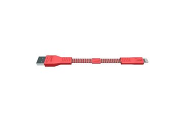 Image of Lander Neve USB to Lightning Cable, 6in, Red, Red, 1 Year Mfg Warranty, LAN-3ULR6-APNEV-8B0