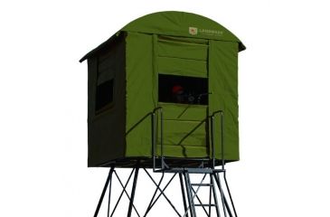 Image of Landmark Permanent Blinds Landmark 6 x 6 Permament Blind, Dark Green LM600