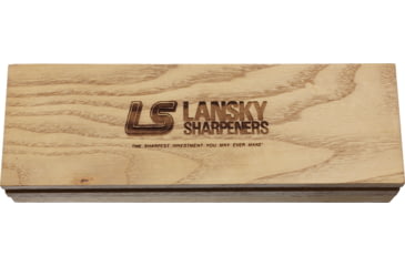Image of Lansky Sharpeners Soft Arkansas 8x2 Wood Box, LBS8SW