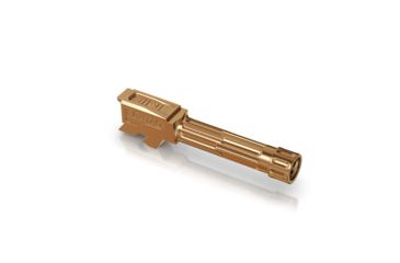 Image of LANTAC 9INE Threaded Barrel, Glock 43, Fluted, 1-10 Twist, 1/2-28 Thread, Bronze, 01-GB-G43-TH-BRNZ