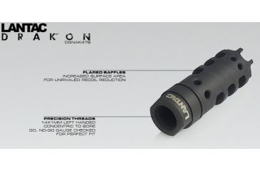 Image of Lantac DGNAK47B Drakon AK47 7.62x39mm Steel L2.66/0.866 Diameter