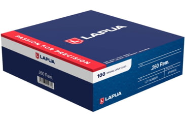 Image of Lapua .260 Remington Rifle Brass, 100 Piece, 4PH6050C