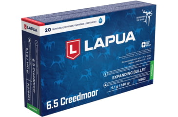 Image of Lapua 6.5 Creedmoor 140 gr Naturalis Solid Ammo 20 rounds, N316401