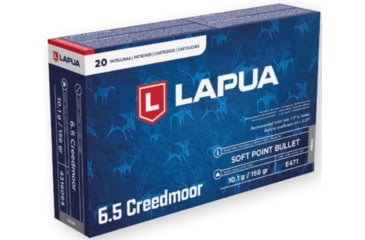 Image of Lapua 6.5 Creedmoor 156 gr Mega 20rd/box, 4316064
