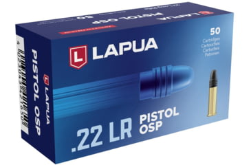 Image of Lapua Pistol OSP .22 Long Rifle 40 grain Lead Round Nose Brass Cased Rimfire Ammo, 50 Rounds, 420165
