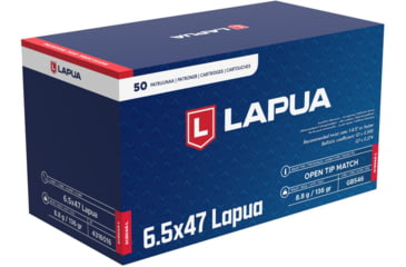 Image of Lapua Scenar-L OTM 6.5x47mm Lapua 136 Grain Brass Cased Centerfire Rifle Ammo, 50 Rounds, 4316016