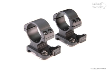 Image of LaRue Tactical 2-Piece QD Scope Mount, 34mm, Black, LT808-34