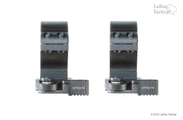 Image of LaRue Tactical 2-Piece QD Scope Mount, 34mm, Black, LT808-34