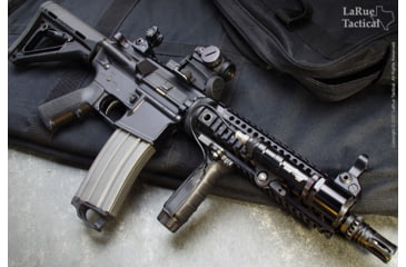 Image of LaRue Tactical Aimpoint Micro QD Mount, 1/3 Co-Witness, Black, LT660