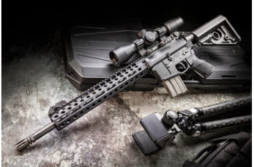 Image of LaRue Tactical Complete Match Grade Upper Receiver, 18in, 6.5 Grendel, 1-7 Twist, A2 Flash Hider, Black, LT-016