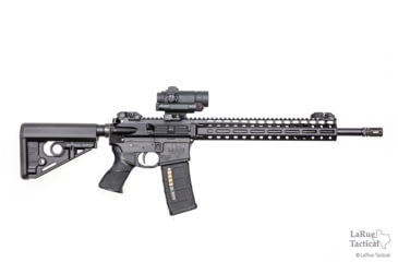 Image of LaRue Tactical Complete Match Grade Upper Receiver, 18in, 6.5 Grendel, 1-7 Twist, A2 Flash Hider, Black, LT-016