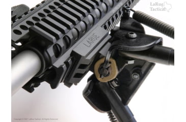 Image of LaRue Tactical Harris BRM-S Bipod and LT706 QD Swivel Mount, Black, 680-005-706-k