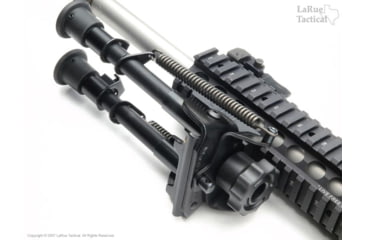 Image of LaRue Tactical Harris BRM-S Bipod and LT706 QD Swivel Mount, Black, 680-005-706-k