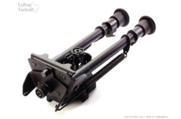 Image of LaRue Tactical Harris LM-S 9-13in Bipod and LT130 QD Mount, Black, 680-002-130-k