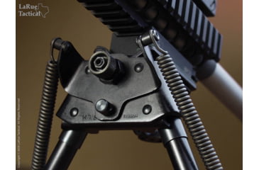 Image of LaRue Tactical Harris LM-S 9-13in Bipod and LT130 QD Mount, Black, 680-002-130-k