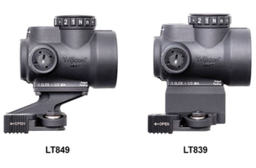 Image of Larue Tactical QD Mount, Black, Medium Rings, LT849