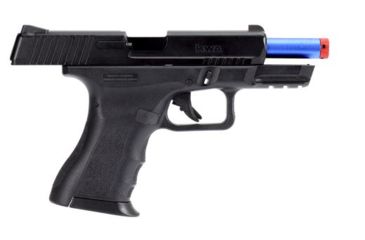 Image of Laser Ammo Recoil Enabled Gas Blowback Training Pistol, KWA ATP-C, SureStrike Red Laser, Black RETP-ATP-C