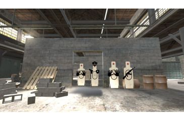 Image of Laser Ammo Tactical Shoot/No-Shoot Target Software, Smokeless Range Simulator, TT001