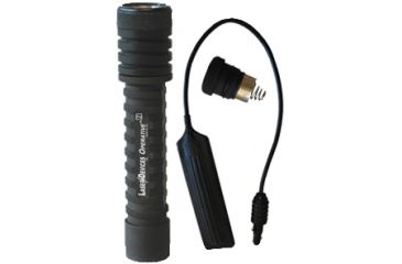 Image of Steiner Laser Devices OV 2 Incandescent Tactical Light w/ Remote Cable Tailcap and Pressure Switch - Black