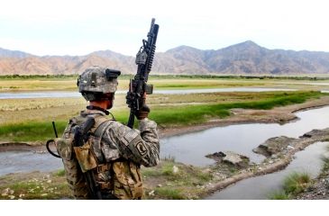 Image of Steiner Laser Devices PEQ-15A DBAL-A2 w/5mW Red Visible Laser Pointer,5mW IR Pointer,50mW IR Illuminator,Foliage/Green 10003 PEQ15A10003-10003