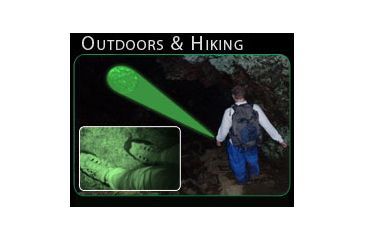 Image of Laser Genetics Laser Designator ND-3 Outdoors &amp; Hiking In Use Example
