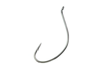 Image of Lazer Sharp Kahle Hook,Offset,Up Eye,Non-Forged,Plain Shank,Needlepoint,Platinum Black Plus,U-Pack Hooks L144BKUH-4/0