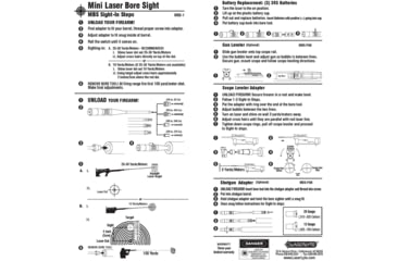 Image of LaserLyte Laser Bore Sight Deluxe Kit, .22 Caliber, .50 Caliber, Red, MBS-DLUX
