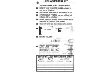 Image of LaserLyte Laser Bore Sight Deluxe Kit, .22 Caliber, .50 Caliber, Red, MBS-DLUX