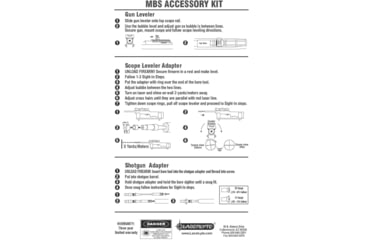 Image of LaserLyte Laser Bore Sight Deluxe Kit, .22 Caliber, .50 Caliber, Red, MBS-DLUX