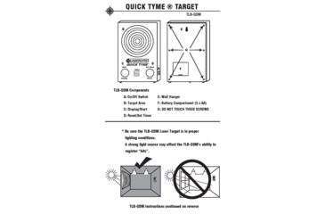 Image of LaserLyte Trainer Target Quick Tyme Kit, TLB-LQD