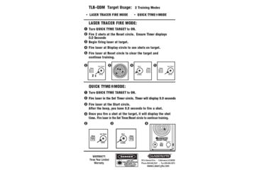 Image of LaserLyte Trainer Target Quick Tyme Kit, TLB-LQD
