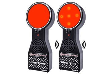 Image of EDEMO LaserLyte Steel Tyme Trainer Target, AAA Batery, High-Impact ABS Polymer, Stainless, TLB-MOS, EDEMO4