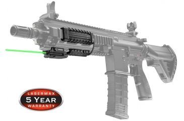 Image of LaserMax Uni-Max Green Laser Rifle Value Pack w/ Activation Switch, Black LMS-UNI-GVP