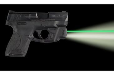 Image of LaserMax CenterFire Gripsense Light &amp; Green Laser, S&amp;W Shield 9mm, .40 cal, Black, CF-SHIELD-C-G