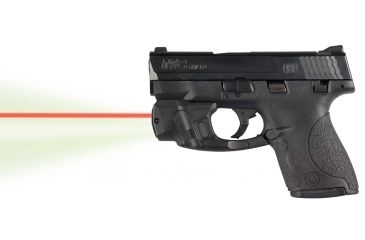 Image of LaserMax CenterFire Gripsense Light &amp; Red Laser, S&amp;W Shield 9mm, .40 cal, Black, CF-SHIELD-C-R
