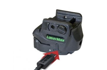 Image of LaserMax Genesis Rechargeable Green Laser Sight, Black - LMS-GEN