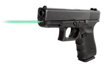 Image of LaserMax Guide Rod Red Laser Sight For Glock 19, Generation 4, Green, LMS-G4-19G