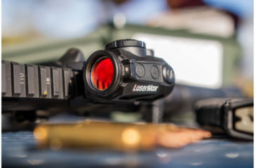 Image of LaserMax Rifle Reflex Red Dot Sight, 3 MOA Red Dot, Matte Black, LMRRDS