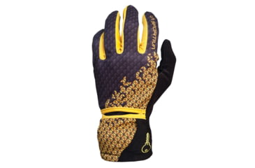 Image of La Sportiva Trail Gloves - Men's-Black/Yellow-Medium