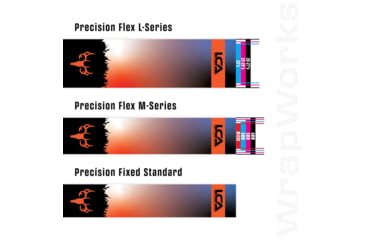 Image of Last Chance WrapWorks Stock Daybreak Skull Orange/Blue Precision Flex L-Series, 1503382