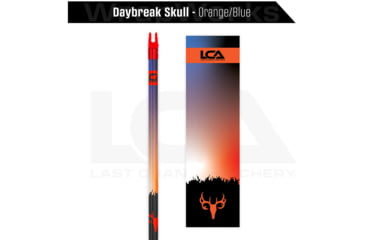 Image of Last Chance WrapWorks Stock Daybreak Skull Orange/Blue Precision Flex M-Series, 1503383