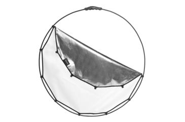 Image of Lastolite Camera Lighting Equipment HaloCompact Reflector, Silver/White, 82cm LL LR3300